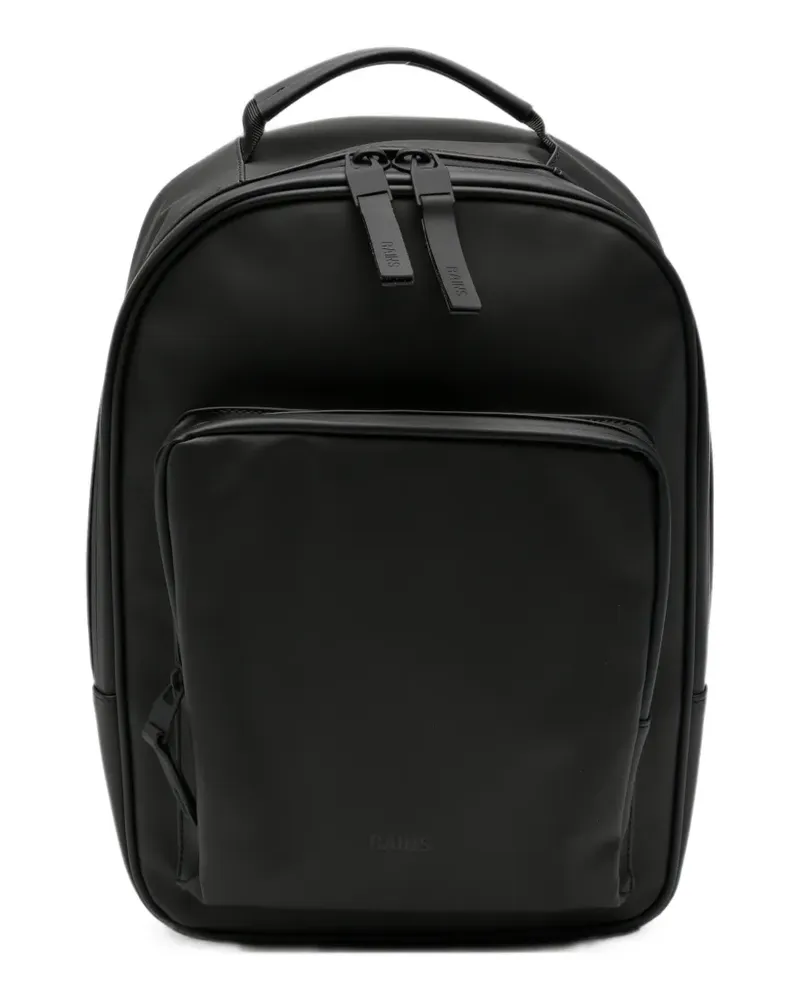 RAINS front-zip pocket backpack - Schwarz Schwarz