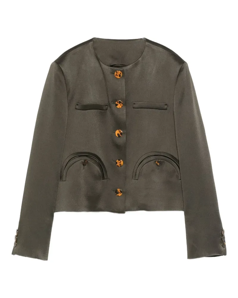 Blazé Milano round-neck jacket - Schwarz Schwarz
