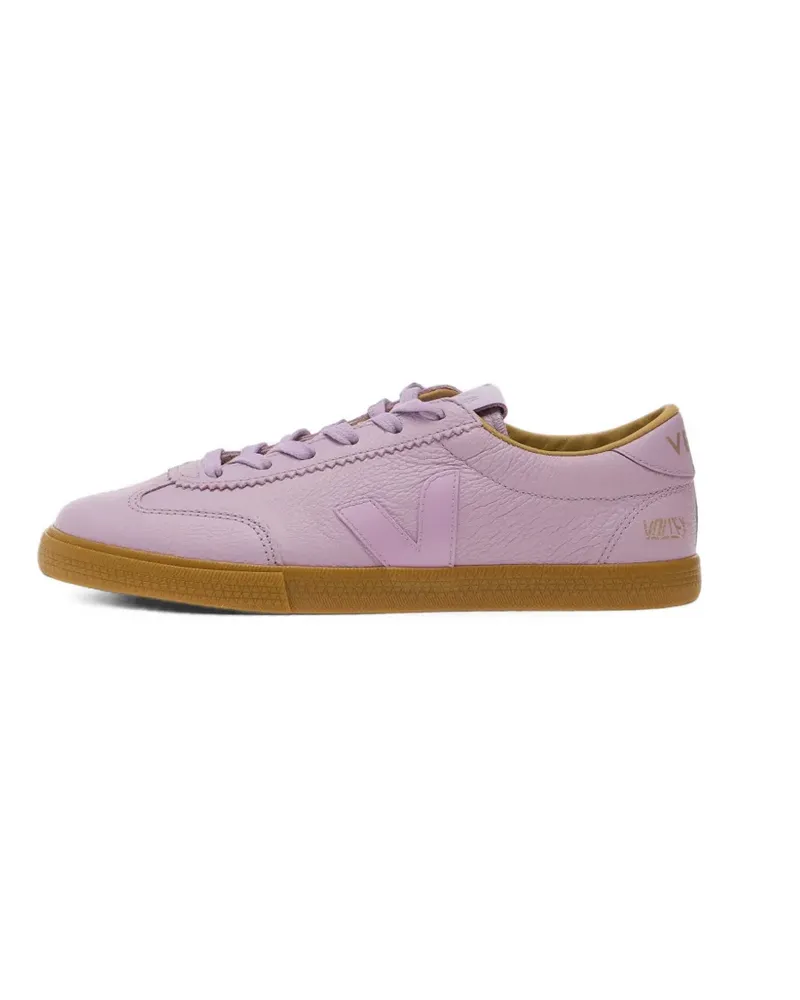 VEJA Volley grained leather sneakers - Violett Violett