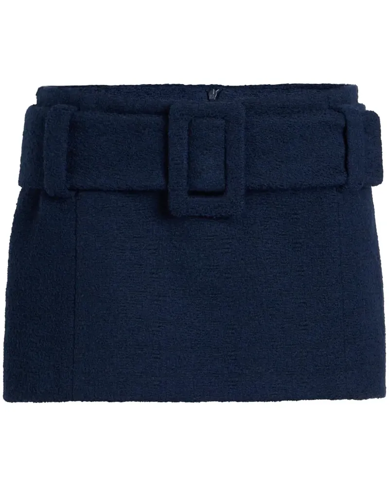 Patou Minirock mit Gürtel - Blau Blau