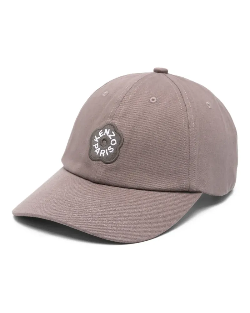 Kenzo Boke Flower 2.0 logo-patch cap hat - Braun Braun