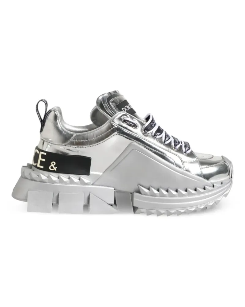 Dolce & Gabbana Super Queen Sneakers - Silber Silber