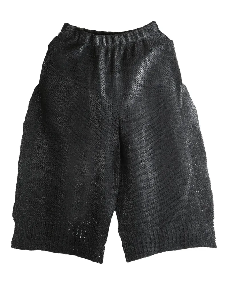 Issey Miyake IM58KF282 Hose mit Stretchbund - Schwarz Schwarz