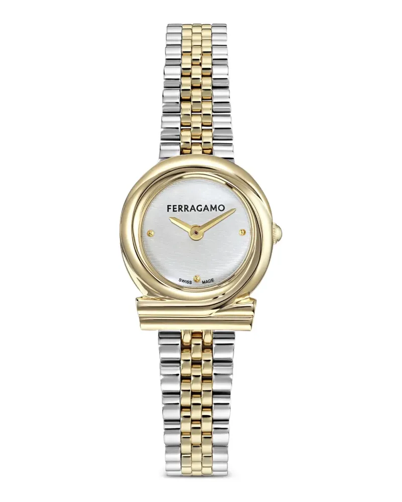 Ferragamo Gancini Twisted Armbanduhr 23mm - Silber Silber