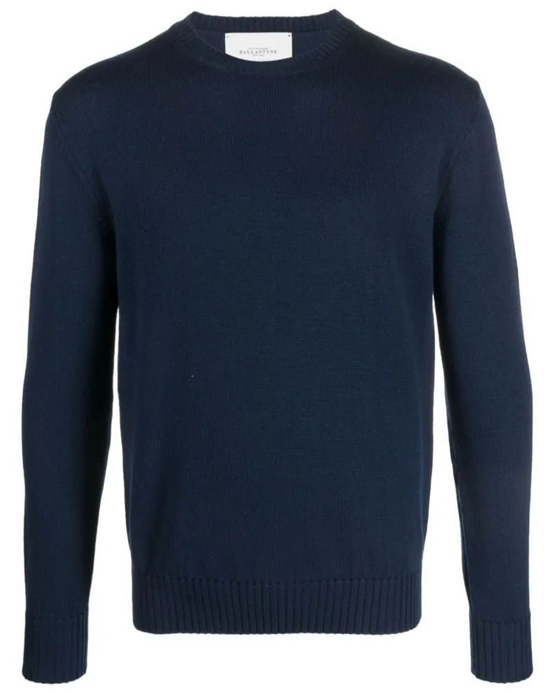 Ballantyne Pullover mit rundem Ausschnitt - Blau Blau