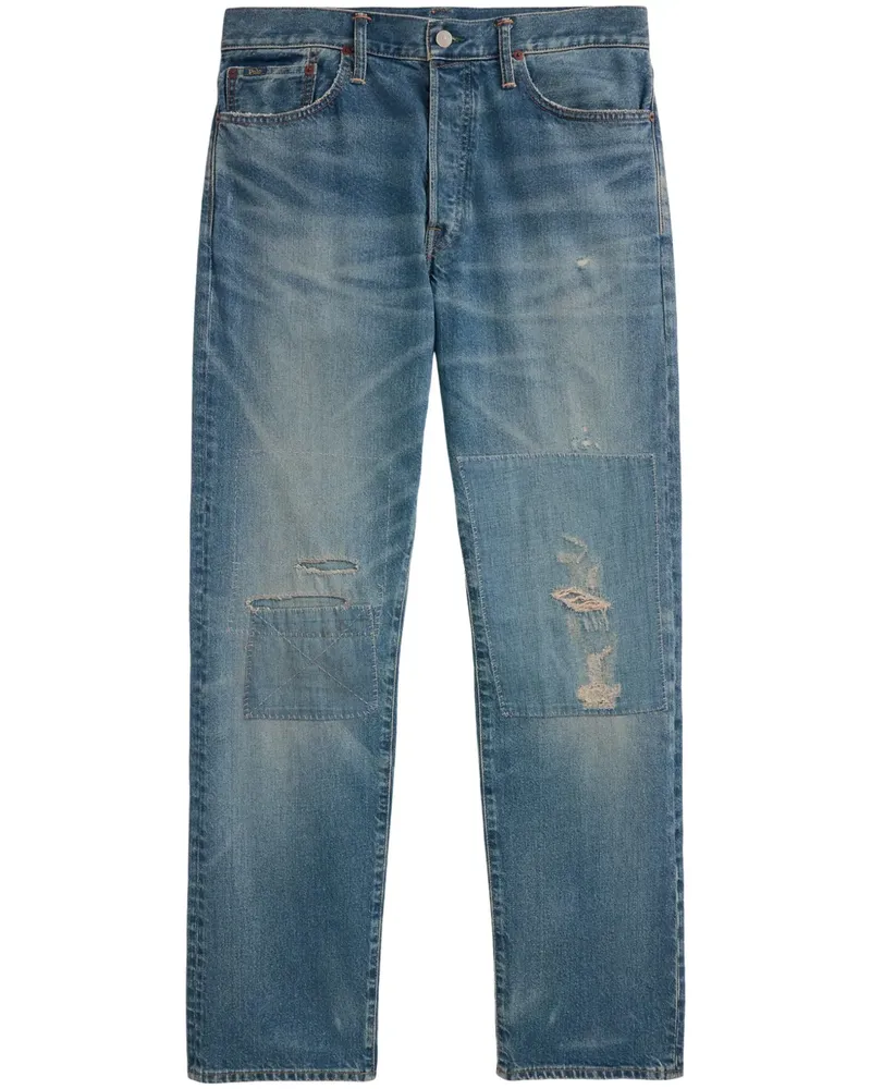 Ralph Lauren Jeans mit geradem Bein - Blau Blau