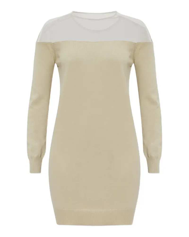 Maison Margiela long-sleeved dress - Nude Nude