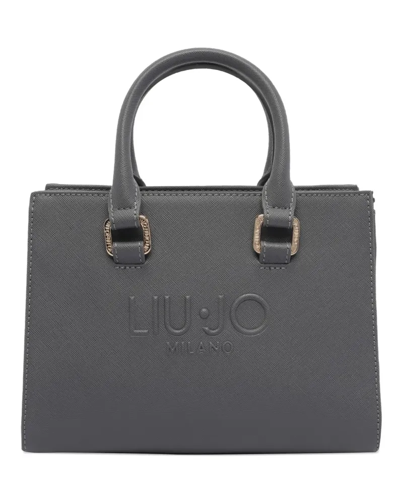 Liu Jo Shopper mit Logo-Prägung - Grau Grau