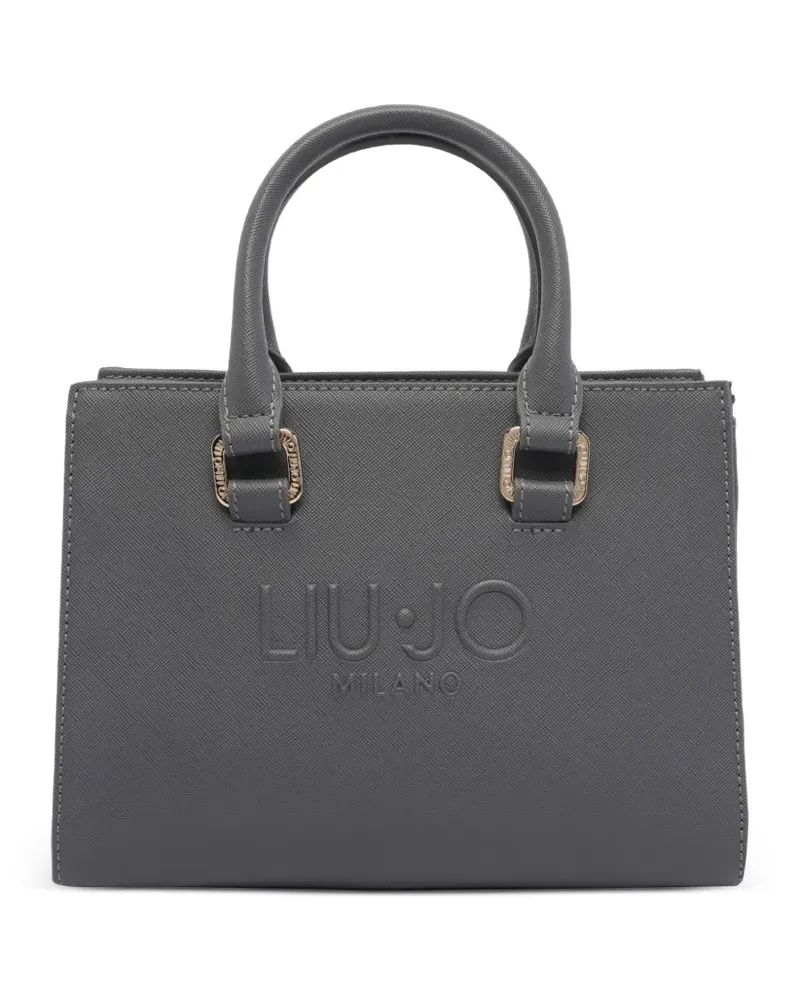Liu Jo Shopper mit Logo-Prägung - Grau Grau