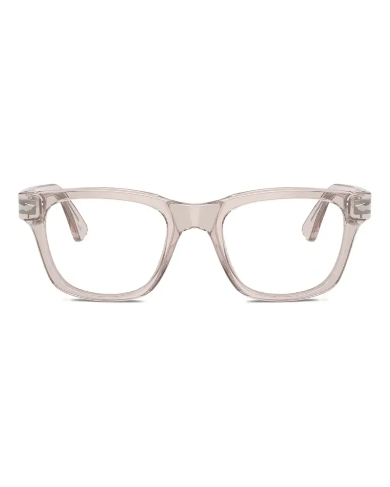 Persol Cecil Brille mit eckigem Gestell - Nude Nude