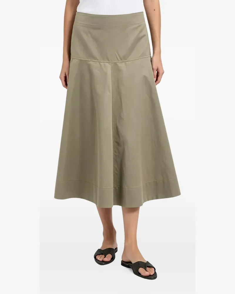 Brunello Cucinelli Rock in A-Linie - Nude Nude