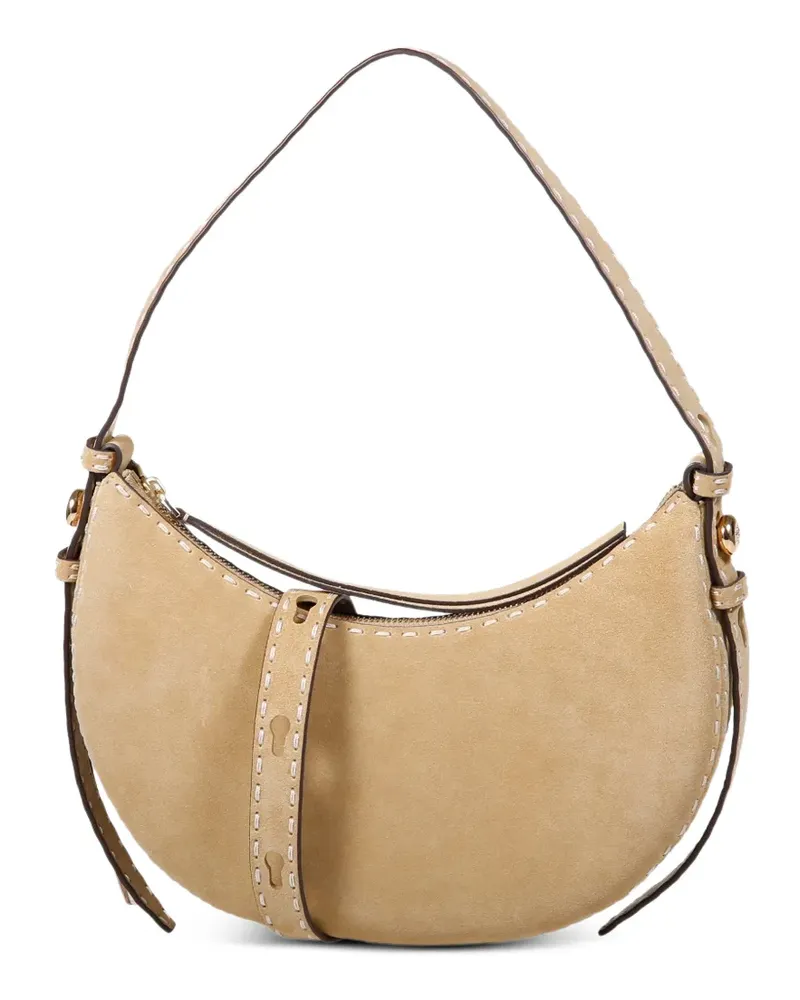 Tory Burch Schultertasche mit Ziernähten - Nude Nude