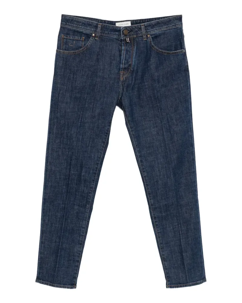 Jacob Cohën Schmale Scott Cropped-Jeans - Blau Blau