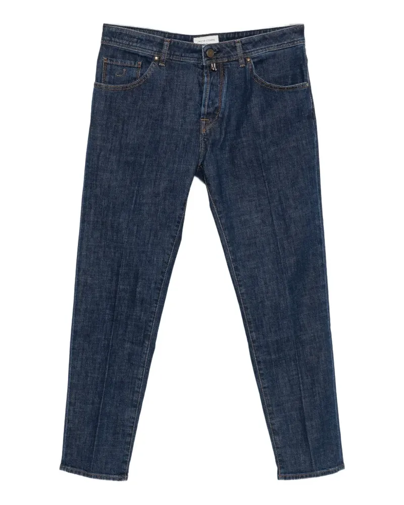 Jacob Cohën Scott slim-fit cropped jeans - Blau Blau