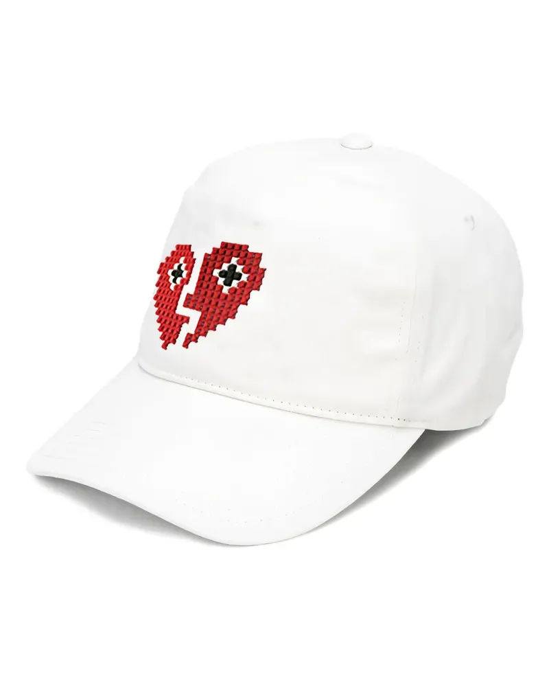 Mostly Heard Rarely Seen Heart Breaker Baseballkappe - Weiß Weiß