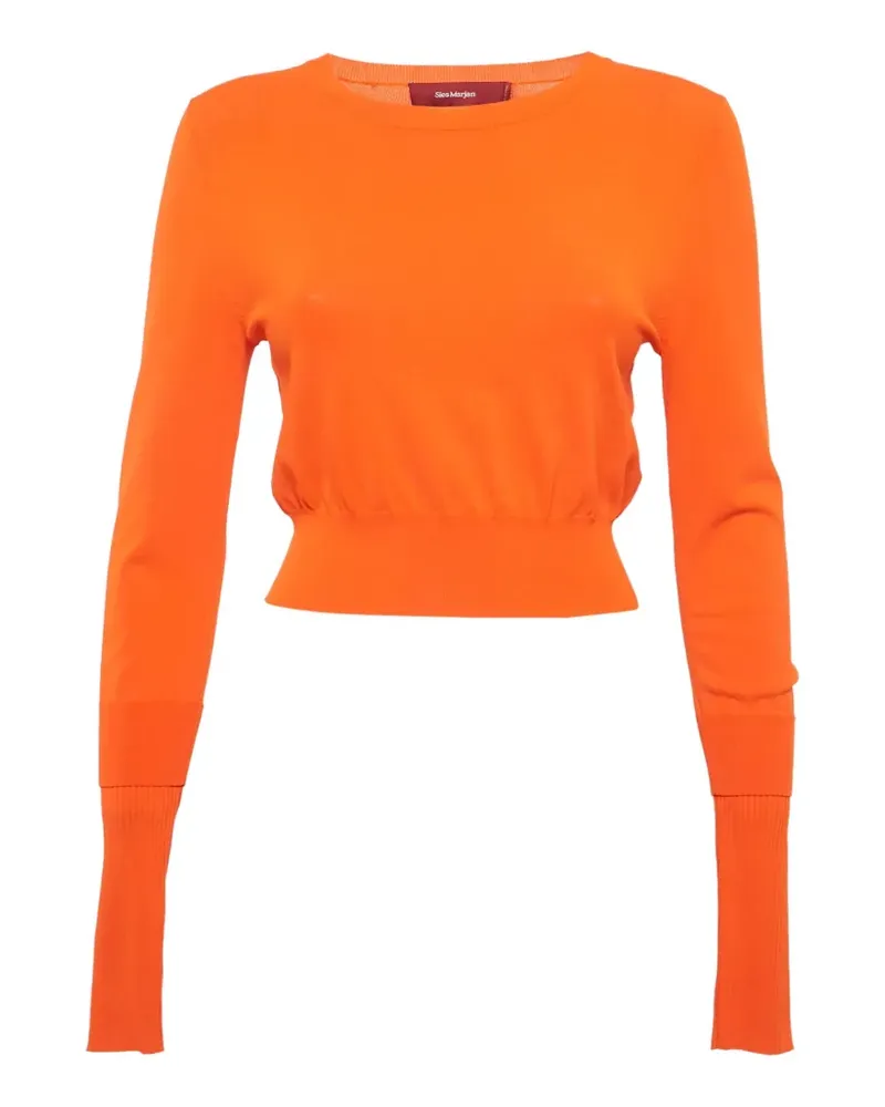 Sies Marjan Gwin Cropped-Pullover - Orange Orange