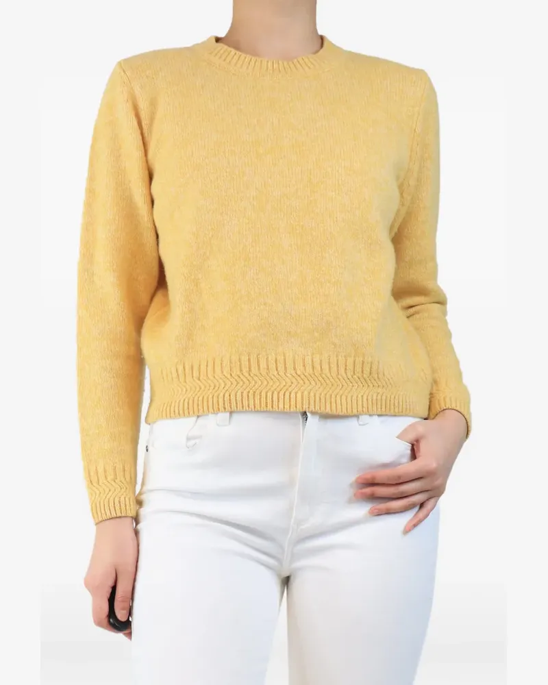 Sessùn crew-neck sweater - Gelb Gelb