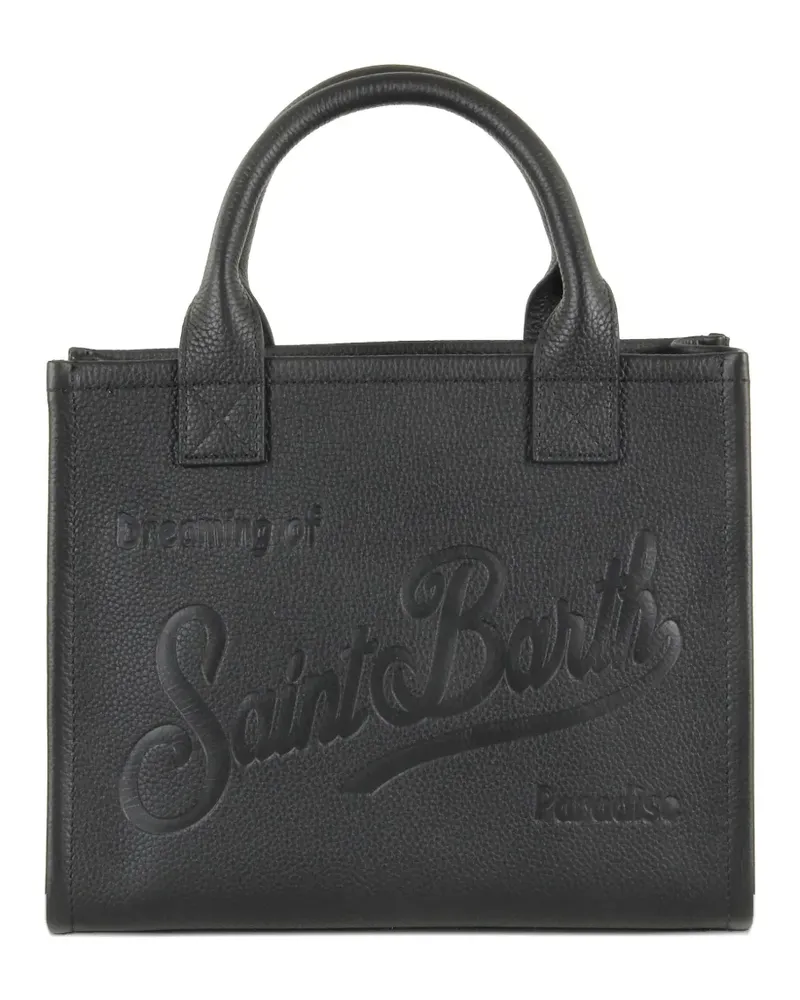 MC2 Saint Barth Vanity embossed-logo tote bag - Schwarz Schwarz