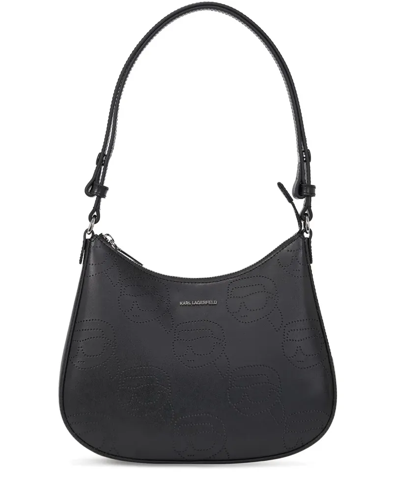 Karl Lagerfeld Ikon Schultertasche - Schwarz Schwarz
