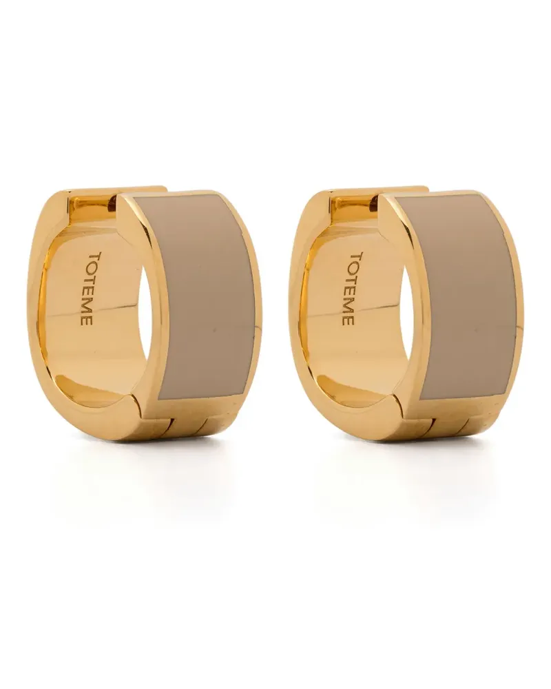 Totême Signature Creolen - Gold Gold