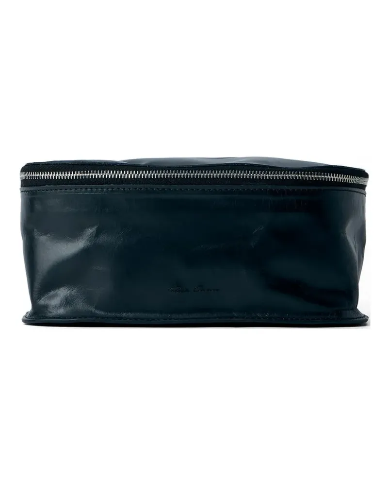 Rick Owens rectangular zip clutch bag - Schwarz Schwarz