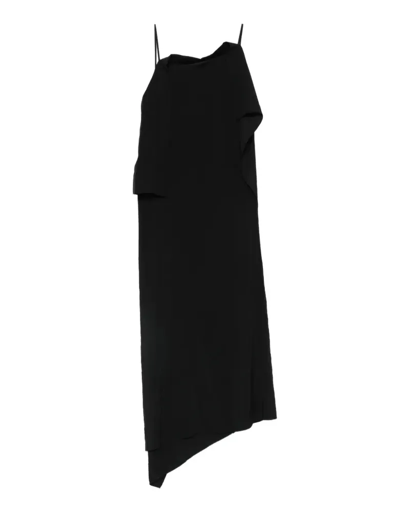 christian wijnants draped dress - Schwarz Schwarz