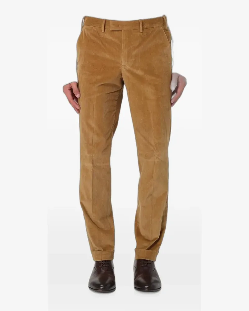 PT TORINO corduroy chino trousers - Braun Braun