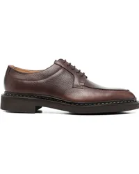 John Lobb Derby-Schuhe aus strukturiertem Leder Braun