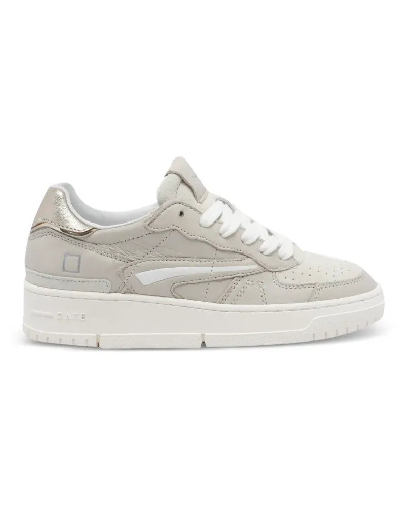 D.A.T.E. Torneo Sneakers mit Metallic-Besatz - Nude Nude