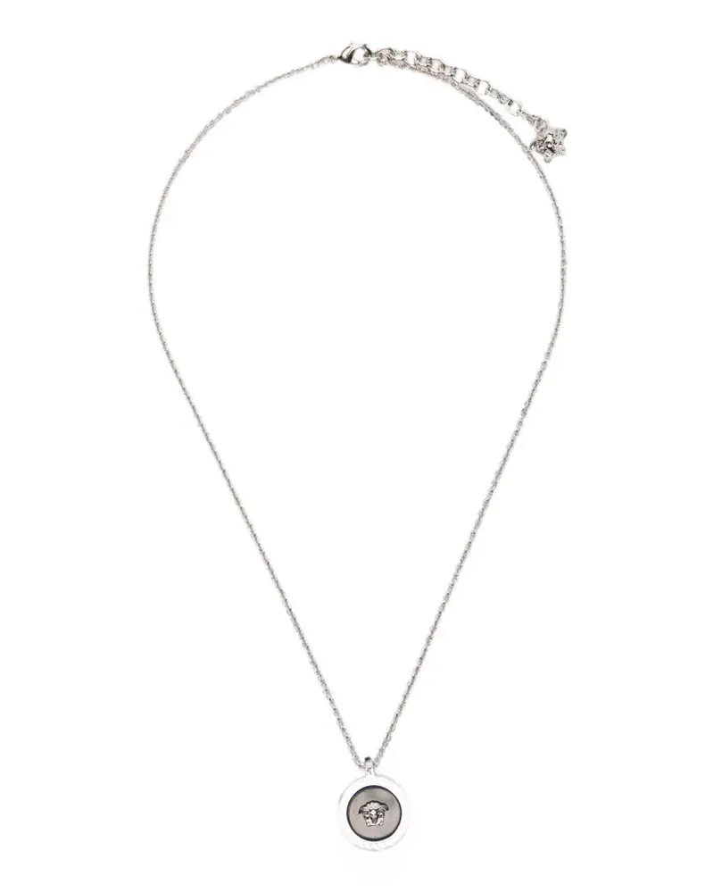 Versace logo-pendant necklace - Silber Silber