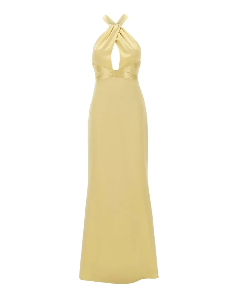 Retrofête Magnolia open-back dress - Gelb Gelb