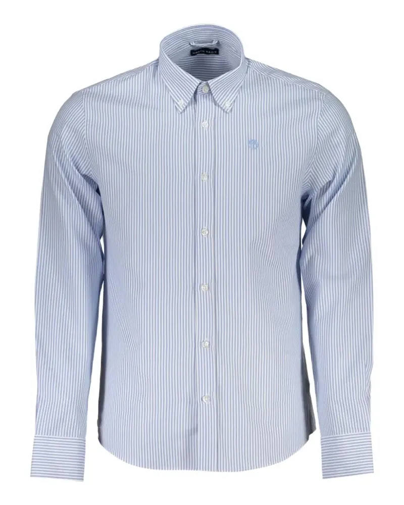 North Sails Oxford striped shirt - Blau Blau