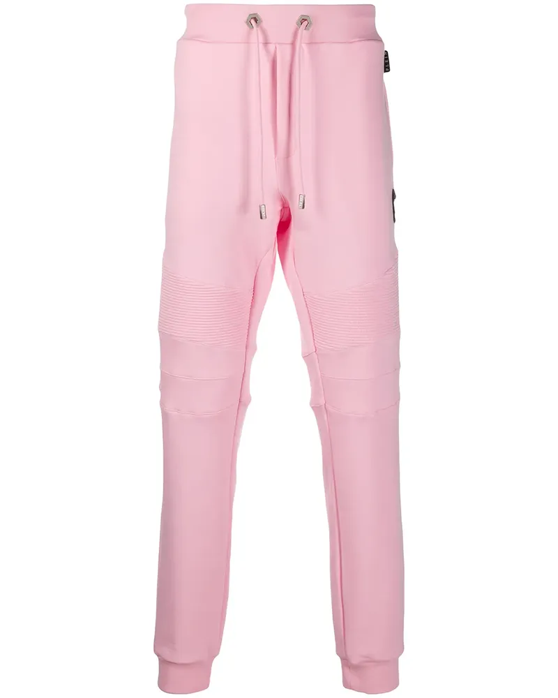 Philipp Plein Jogginghose mit gestepptem Detail - Rosa Rosa