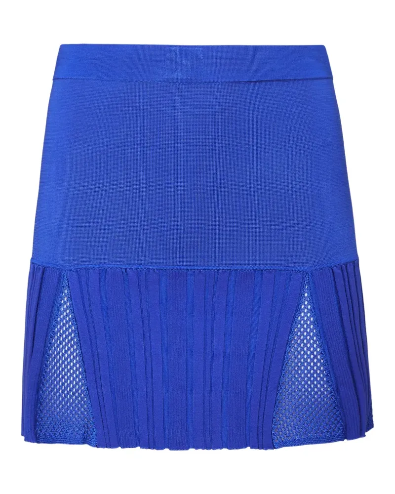 Fleur Du Mal Gehäkelter Minirock - Blau Blau