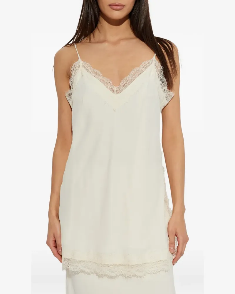 Róhe lace-trim camisole top - Nude Nude