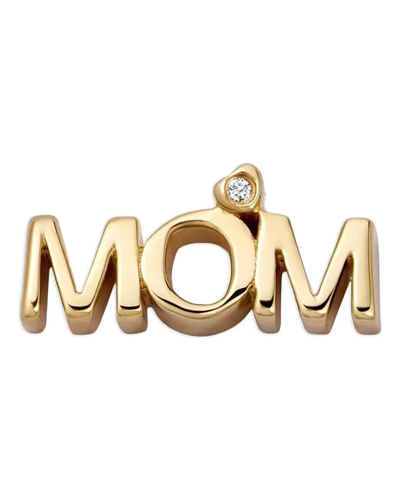 Loquet 18kt Mom Gelbgoldanhänger mit Diamant Gold