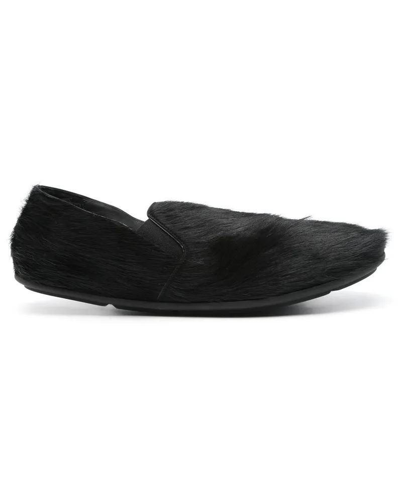 The Row Vincit Slipper - Schwarz Schwarz