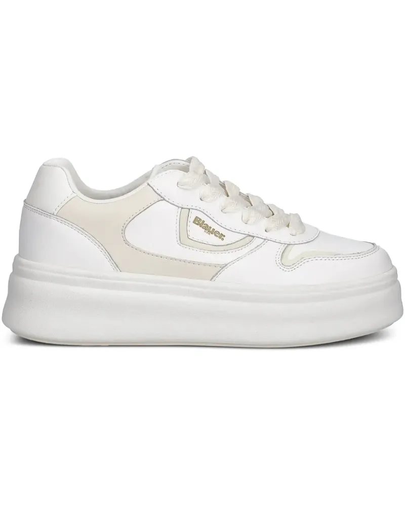 Blauer Emery Sneakers - Weiß Weiß