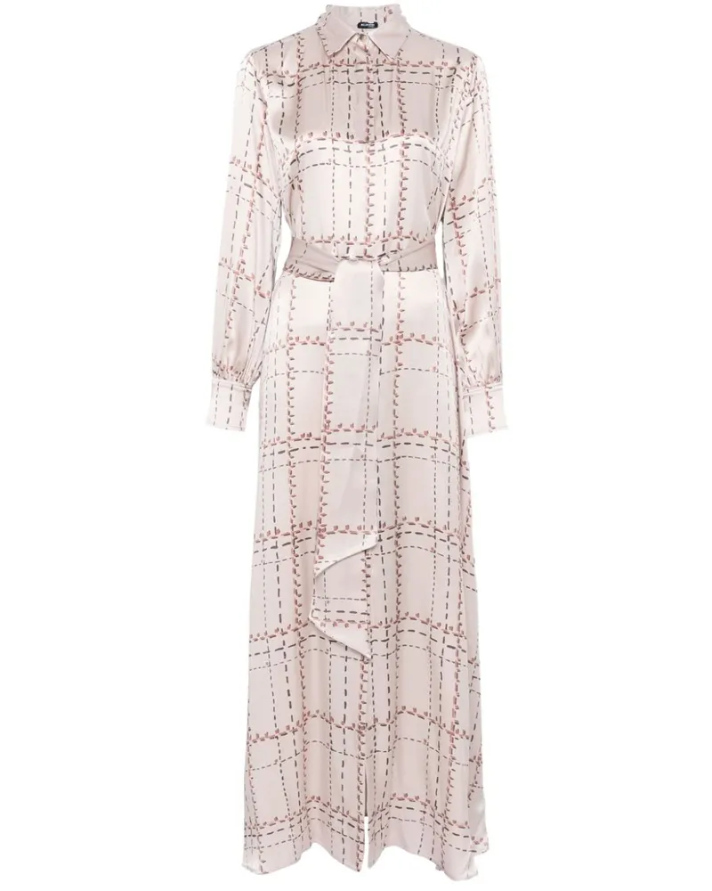Kiton Hemdkleid aus Seide - Rosa Rosa