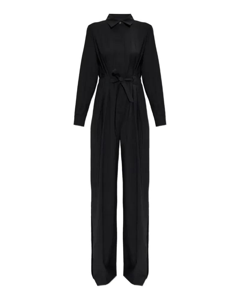 Max Mara Jumpsuit aus reinem Canvas - Schwarz Schwarz