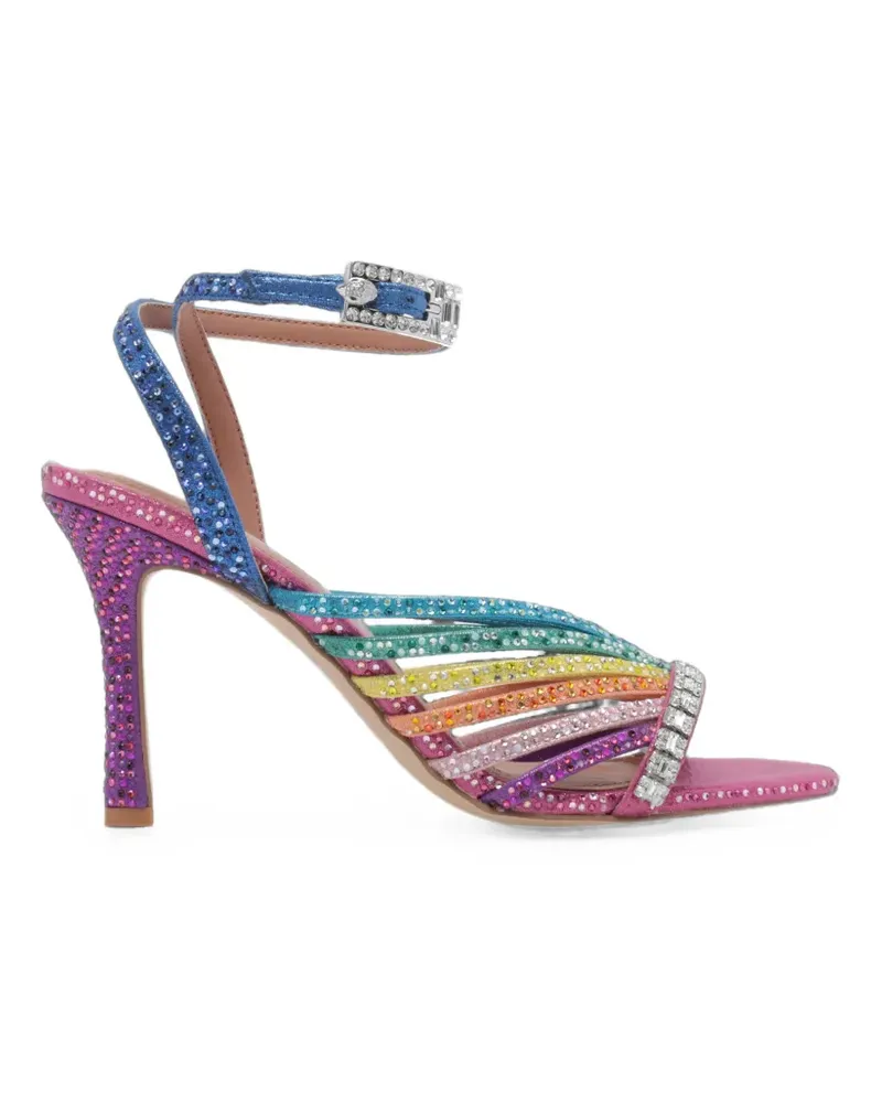 Kurt Geiger crystal-embellished strappy sandals - Rosa Rosa