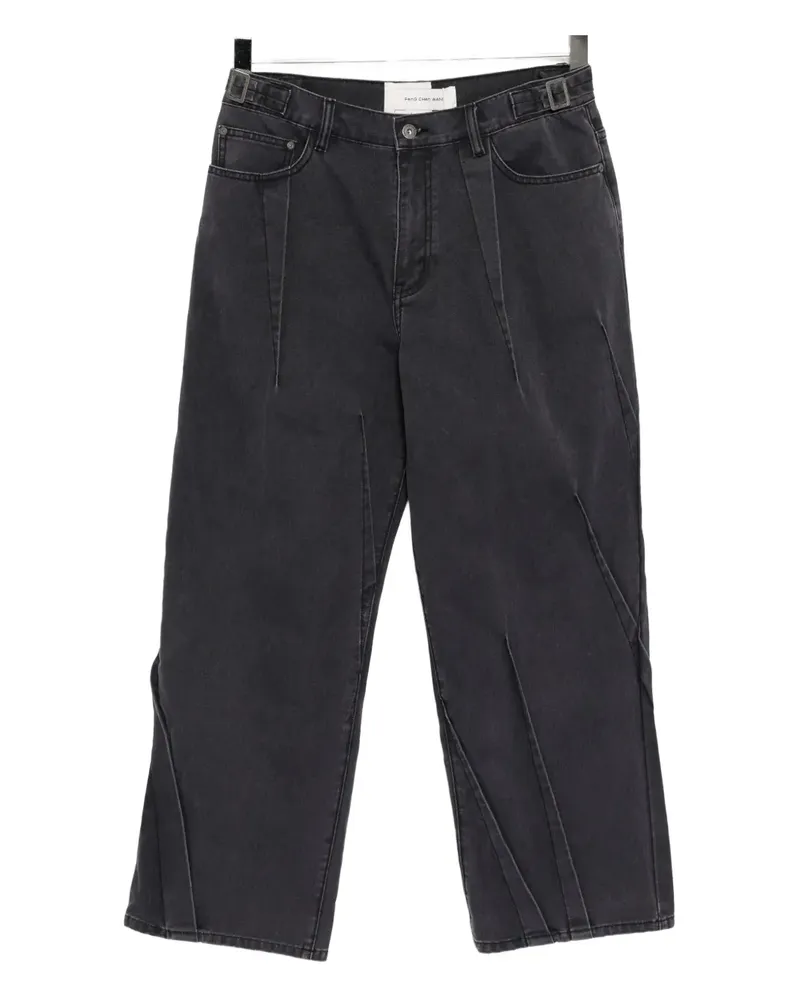 Feng Chen Wang Jeans mit Gürteldetail - Violett Violett