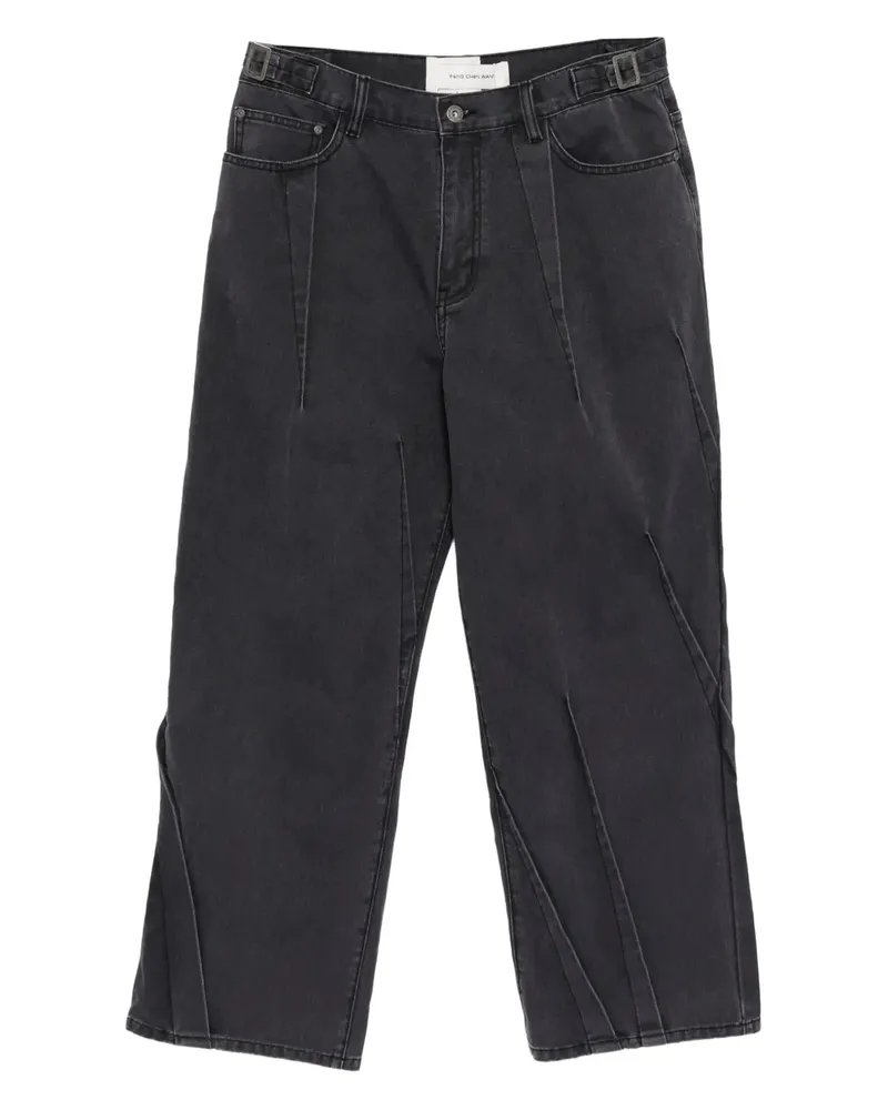 Feng Chen Wang Jeans mit Gürteldetail - Violett Violett