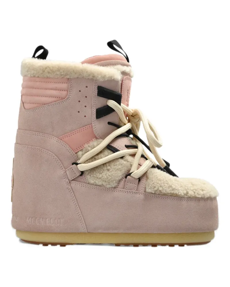 Moncler x Moon Boot Icon Low snow boots - Rosa Rosa