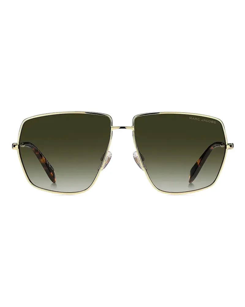 Marc Jacobs geometric-frame sunglasses - Gold Gold