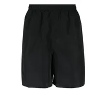 Badeshorts mit Logo-Print - Schwarz