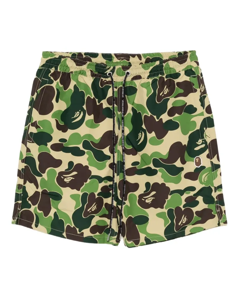 BAPE Shorts mit grafischem Print - Grün Grün
