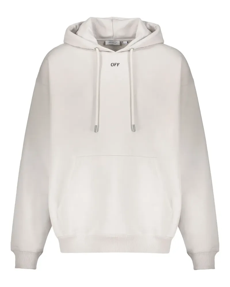 OFF-WHITE drawstring hoodie - Nude Nude