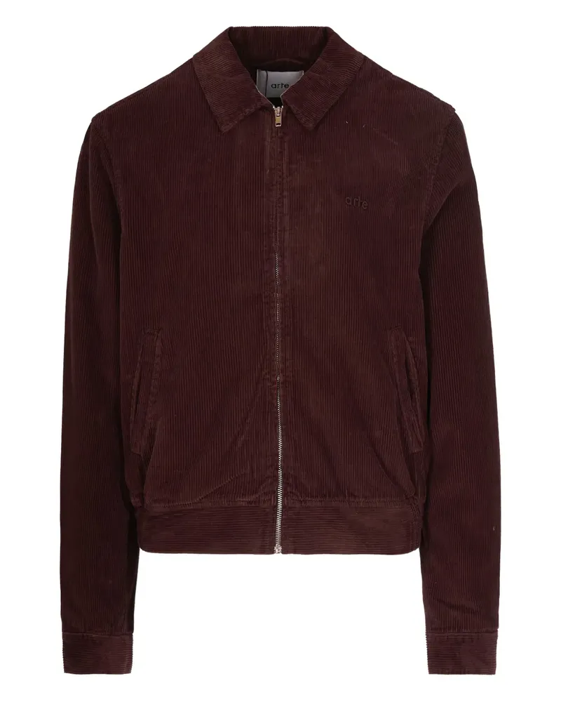 Arte Antwerp corduroy zip jacket - Braun Braun