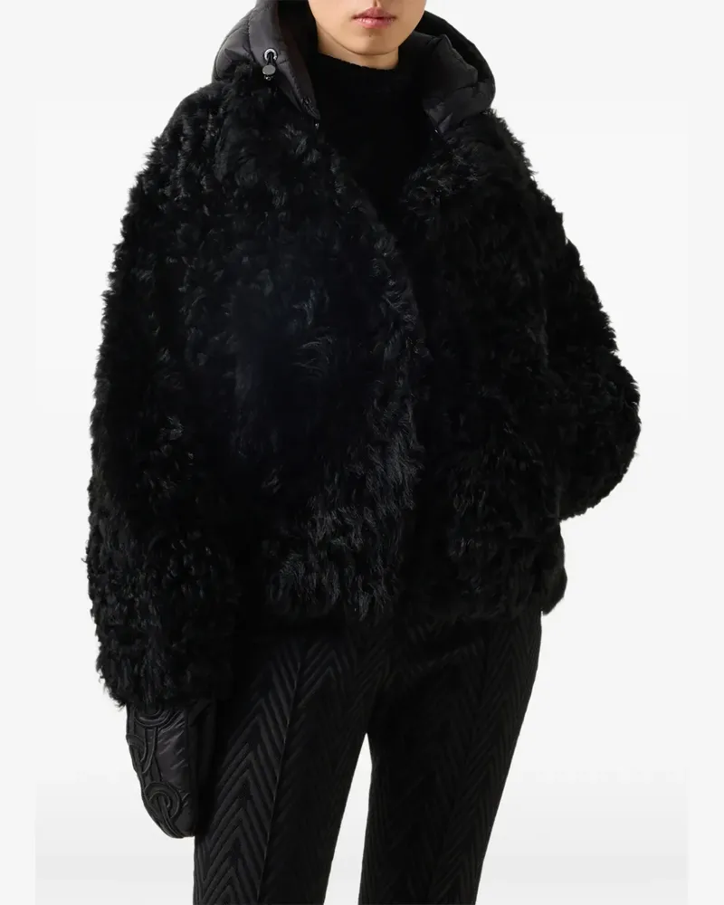 Bogner Liz Jacke aus Lammleder - Schwarz Schwarz